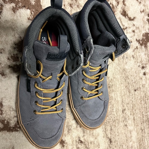 Waterproof Gray Sperry High Tops - Picture 2 of 4